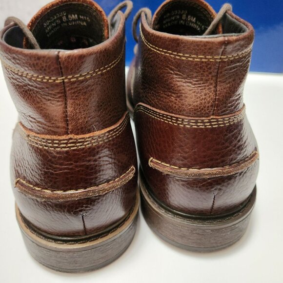 Johnston & Murphy Comstock Boots 8.5M Brown Leather Chukka NOT ORIGINAL BOX - Picture 10 of 16